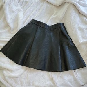 SOLD - Alexander Wang Leather Circle Skirt